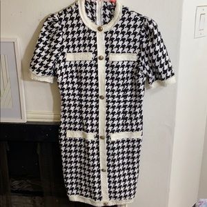 🌼 🆕🆕🆕 SHEIN HOUNDSTOOTH MINI DRESS (NWOT)